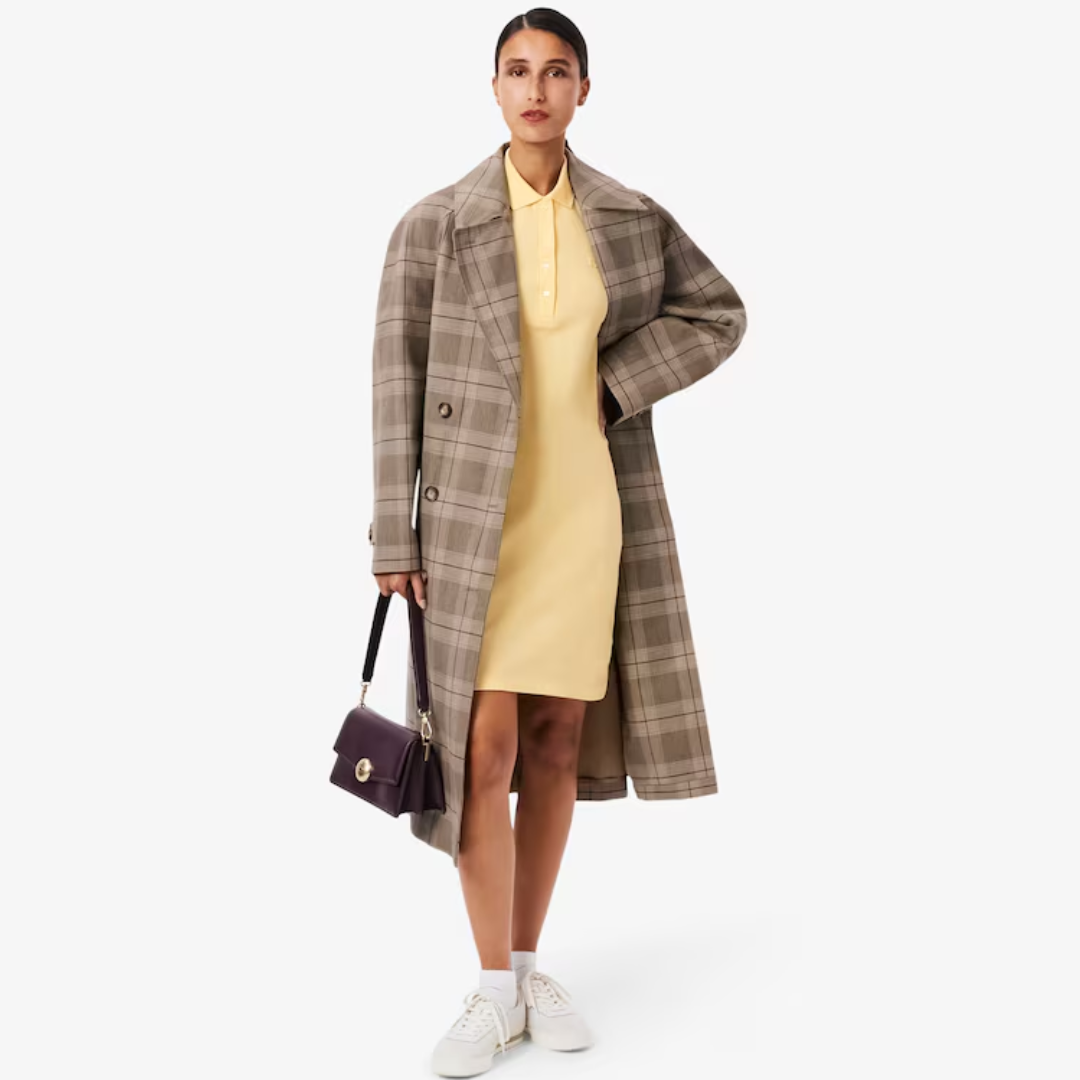The Classic Polo Mini Dress Yellow