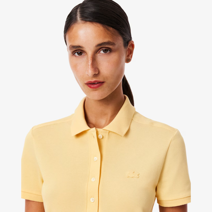The Classic Polo Mini Dress Yellow