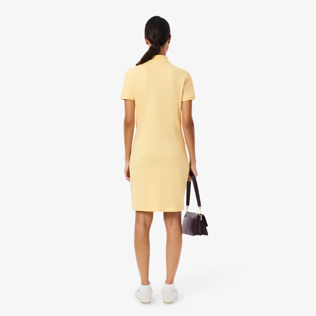 The Classic Polo Mini Dress Yellow