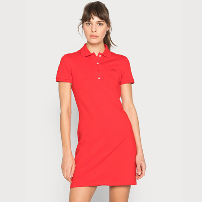 The Classic Polo Mini Dress Red
