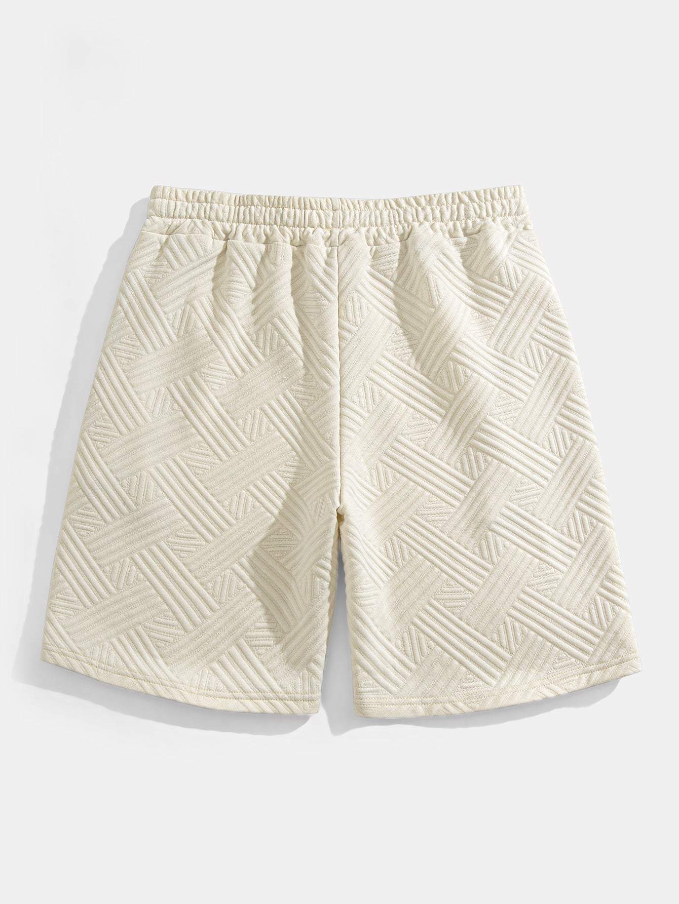 Striped Jacquard T-Shirt & Shorts Set