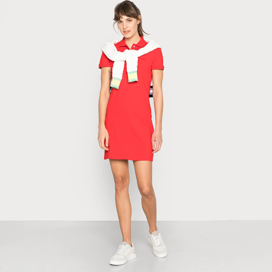 The Classic Polo Mini Dress Red