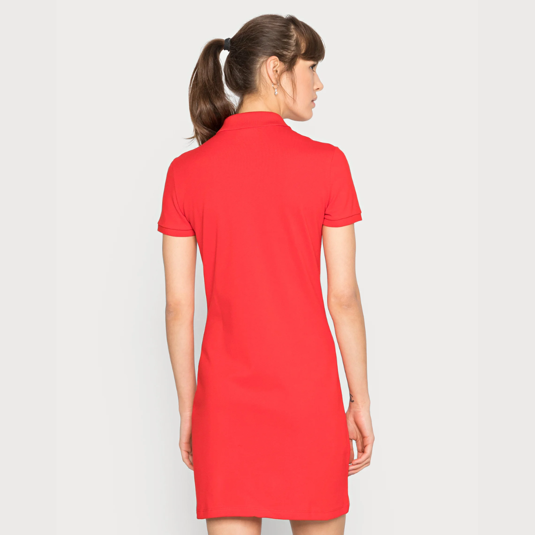 The Classic Polo Mini Dress Red