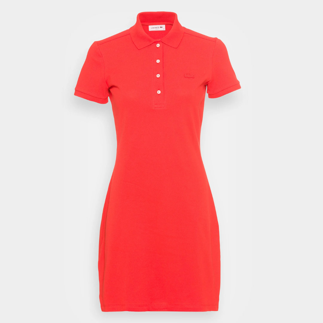 The Classic Polo Mini Dress Red