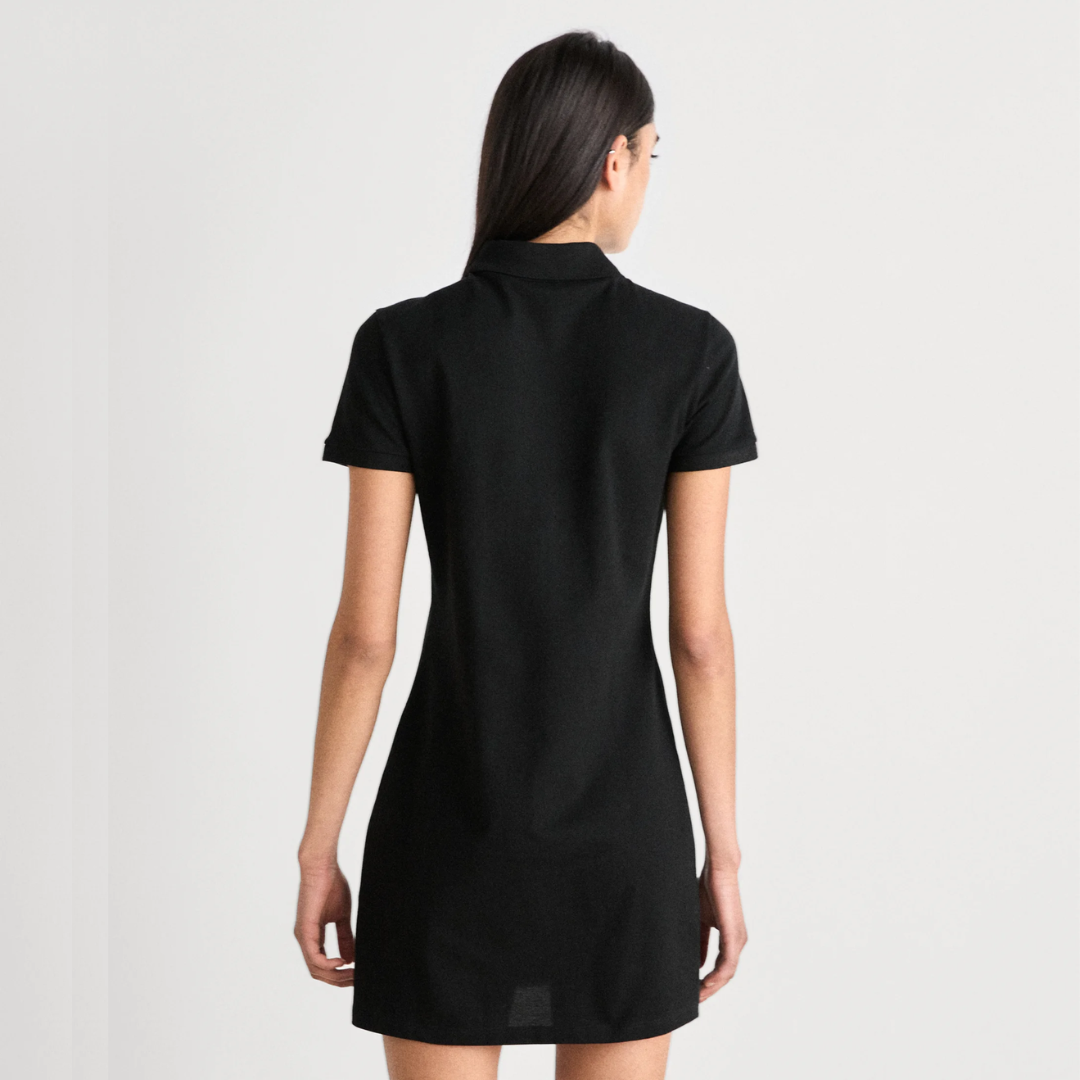 The Classic Polo Mini Dress Black