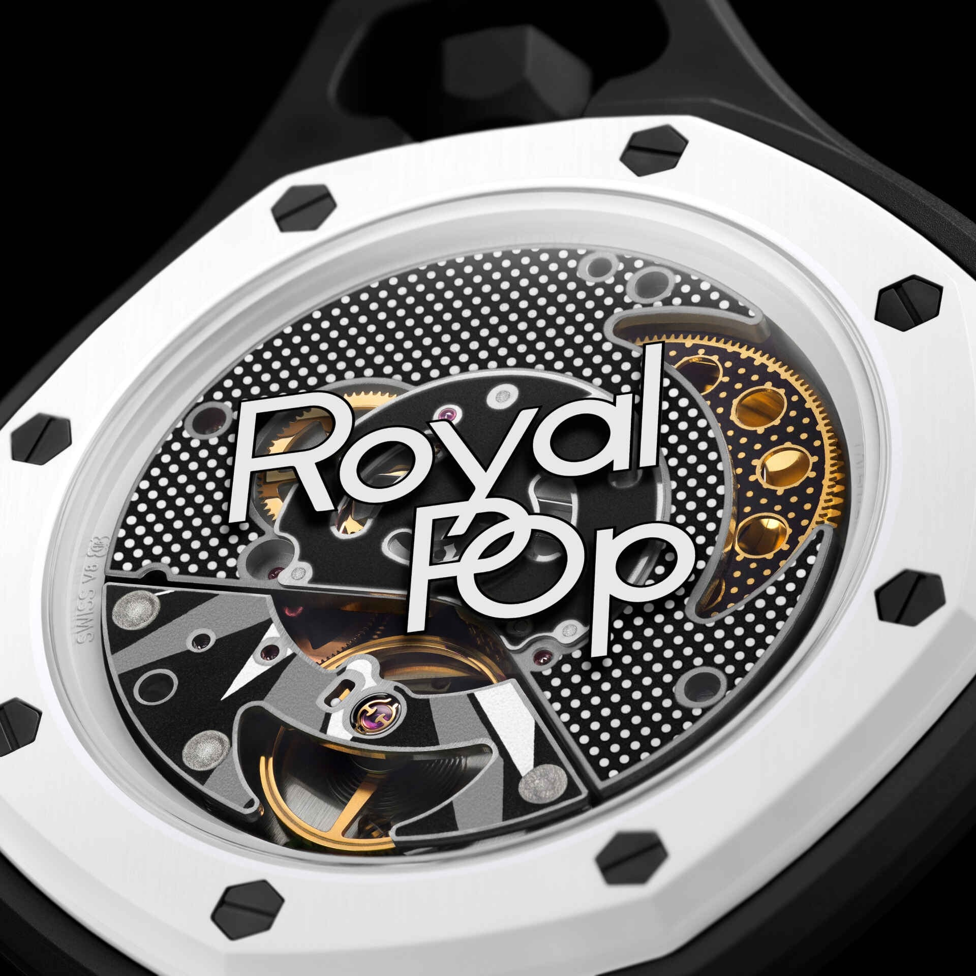 Royal Pop AP Swatch Black + Bracelet