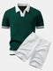 darkgreen & white